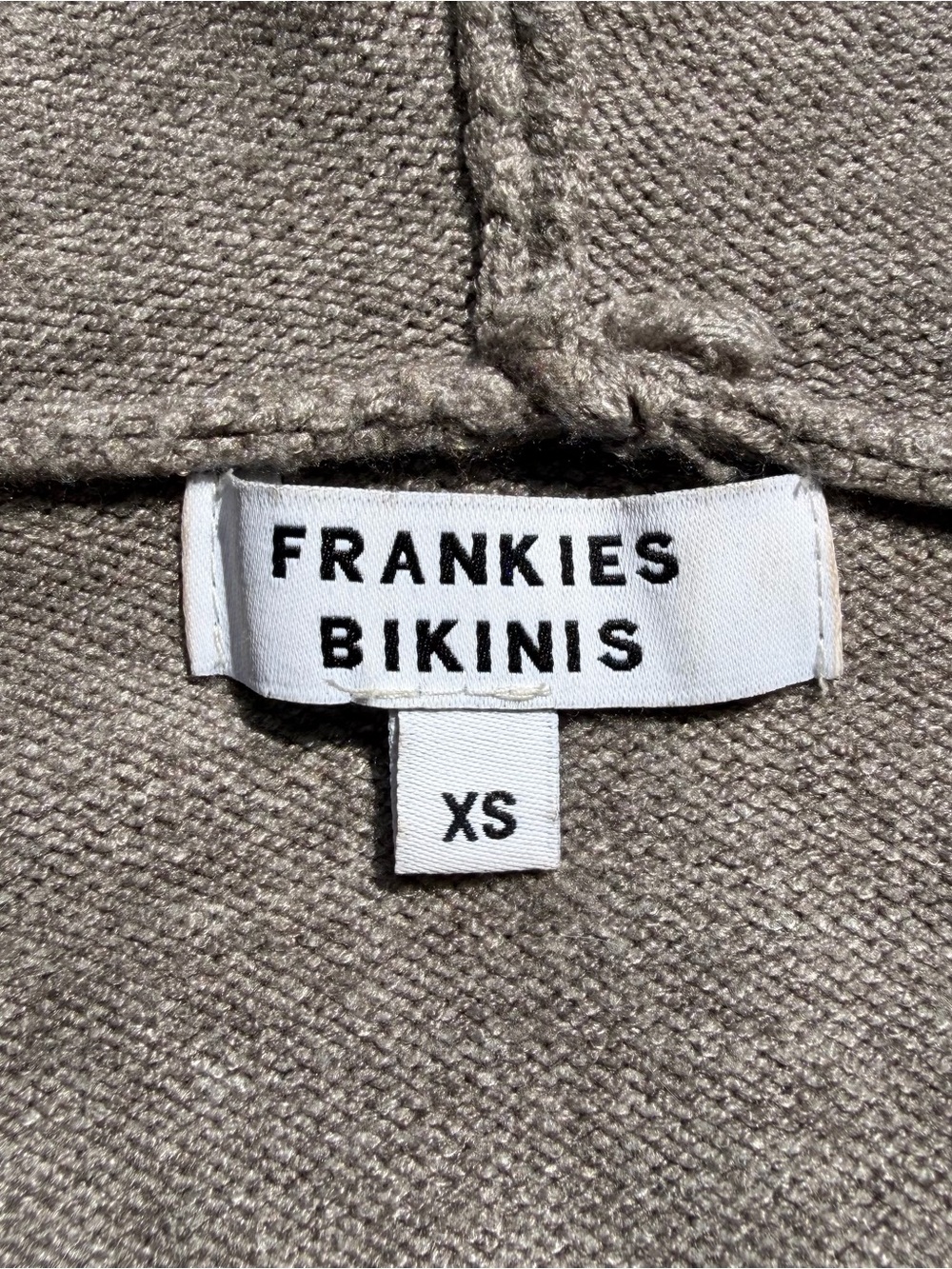 Frankies Bikinis Aimee Cloud Knit Zip Up Hoodie - Picture 5 of 5